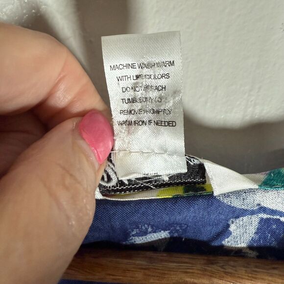 Winlar Kimono House Dress Colorful Floral Watercolor One Size Fits Most - Picture 12 of 12